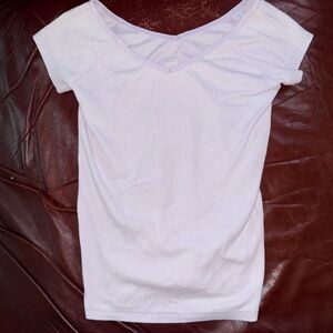 American Eagle Outfitters Lavender V-Neck Top